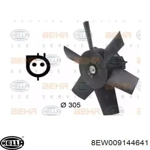 Купити 6135483 Ford Дифузор радіатора охолодження, в зборі з двигуном і крильчаткою