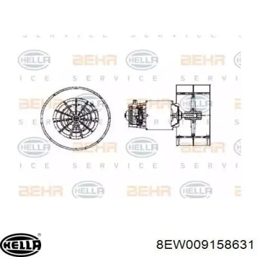 Двигун вентилятора пічки (обігрівача салону) BMW 64118381930 ціна, від 356.59 USD