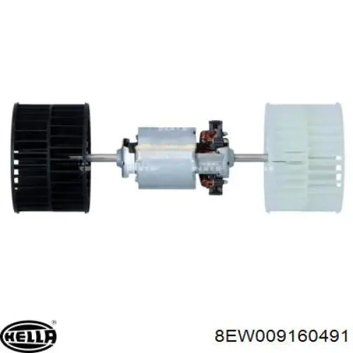 Купити 8EW009160491 HELLA Електродвигуни (електродвигун обігрівача) або розетка причепа штепсельная