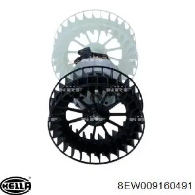 8EW009160491 HELLA Електромотор пічки