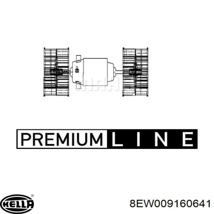 8EW009160641 HELLA Електромотор пічки