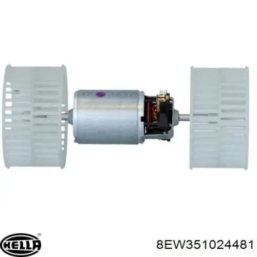 8EW351024481 HELLA двигун вентилятора пічки (обігрівача салону)