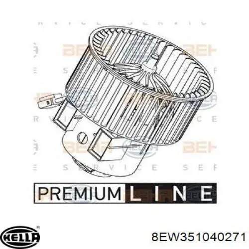 Двигун вентилятора пічки (обігрівача салону) LR010387 Rover