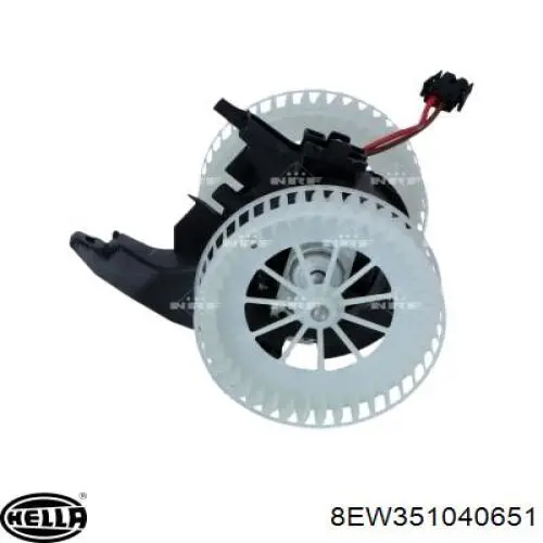 8EW351040651 HELLA Електромотор пічки