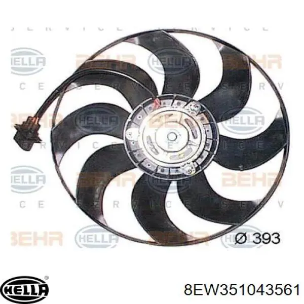 Вентилятор радіатора Mahle Original CFF273000S ціна, від 58.71 USD