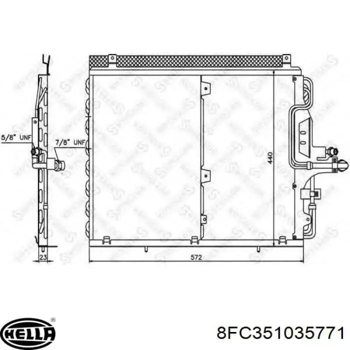 Конденсатор кондиціонера FPS FP46K401 ціна, від 119.40 USD