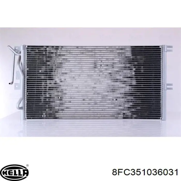 8FC351036031 HELLA радіатор кондиціонера