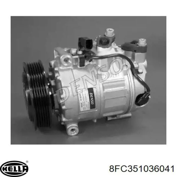 Радіатор охолодження кондиціонера HELLA 8FC351036041