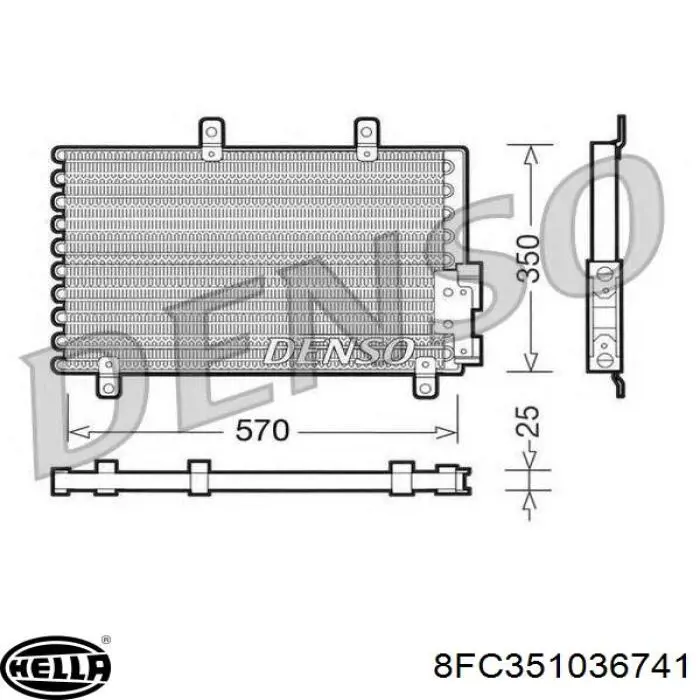 4M5G19E918AE Ford Конденсатор