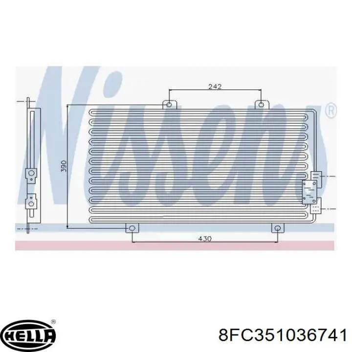 Конденсатор кондиціонера Ford 4M5G19E918AE ціна, від 6.27 USD