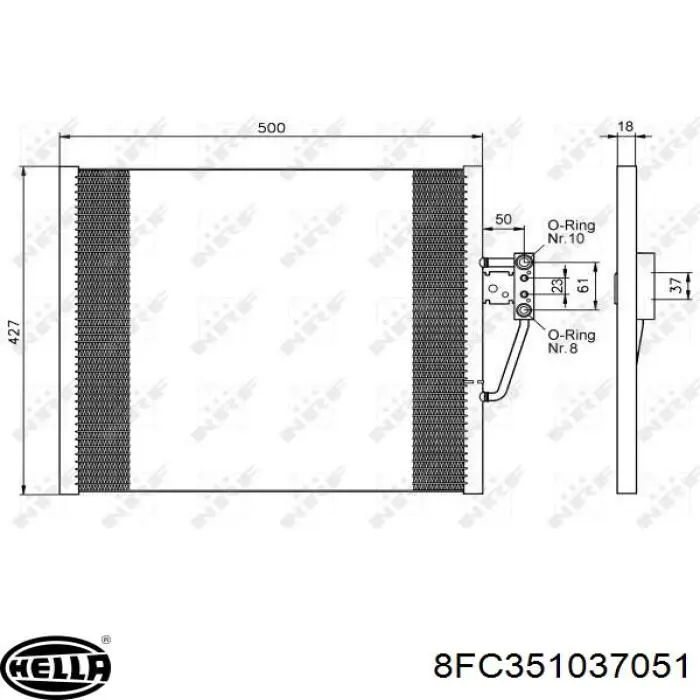 Конденсатор кондиціонера AVA FP14K13AV ціна, від 69.93 USD