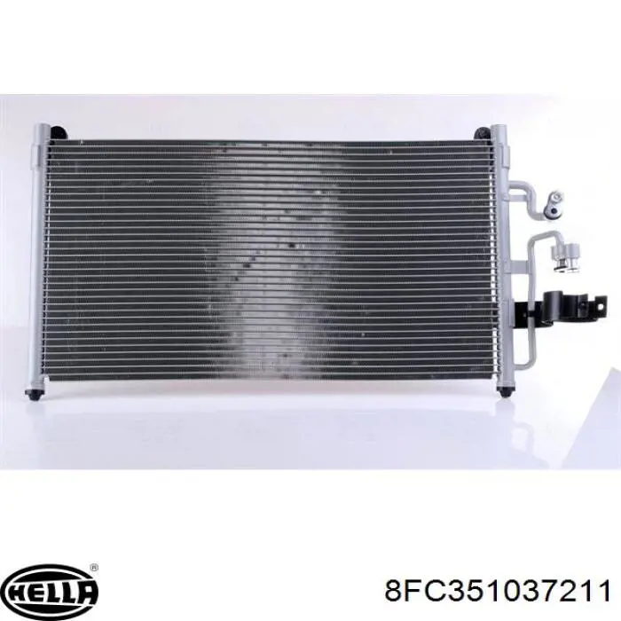 8FC351037211 HELLA радіатор кондиціонера