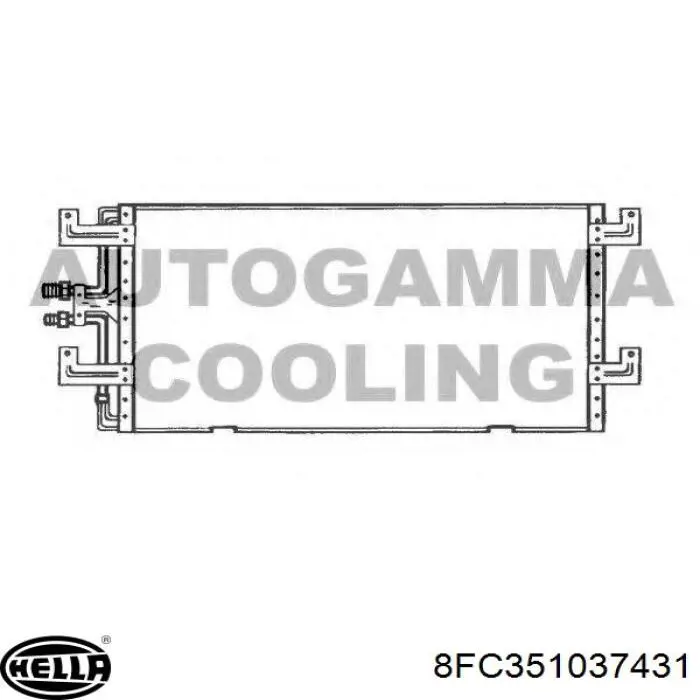 Конденсатор кондиціонера AVA FP74K194AV ціна, від 88.21 USD