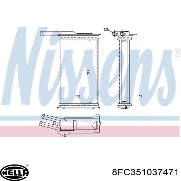 Конденсатор кондиціонера Ford YS4H8C342AC ціна, від 66.19 USD