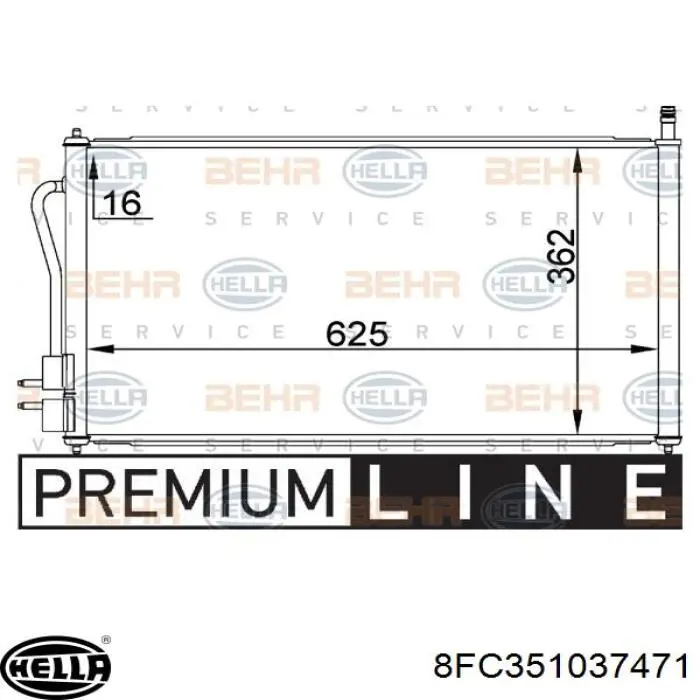 1086534 Ford Конденсатор