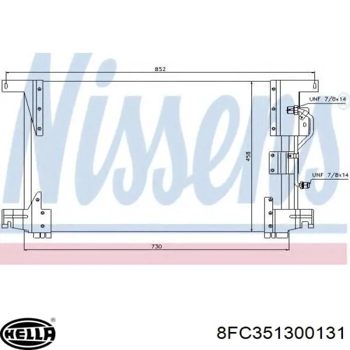 Конденсатор кондиціонера Ford 1343591 ціна, від 100.12 USD