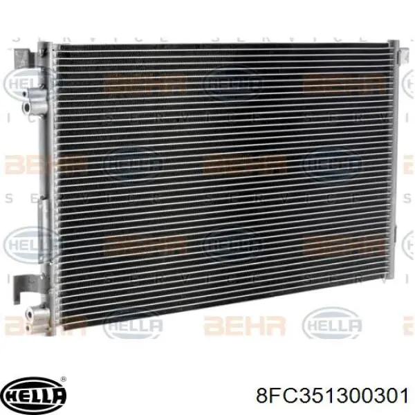 8FC351300301 HELLA радіатор кондиціонера