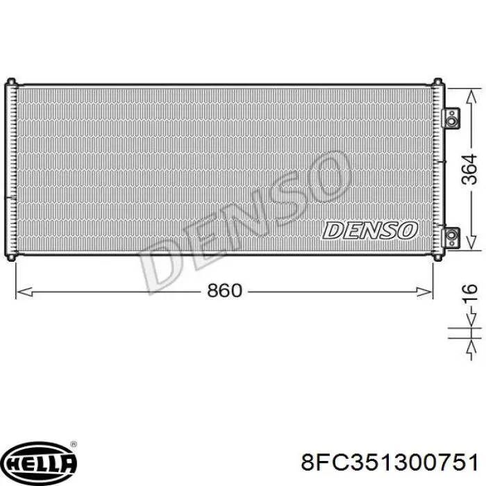 Конденсатор кондиціонера Ford YC1H19710BA ціна, від 97.06 USD