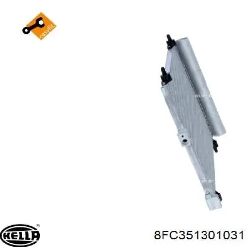 Радіатор кондиціонера AC323000P Mahle Original
