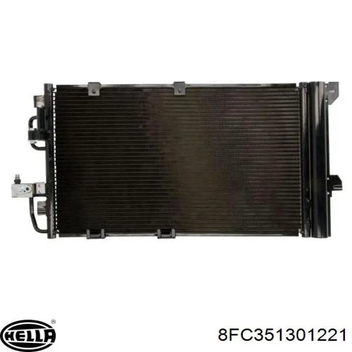 Радіатор кондиціонера 8FC351301221 HELLA