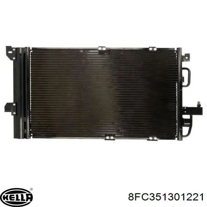 Радіатор кондиціонера 5508K8C3 Polcar