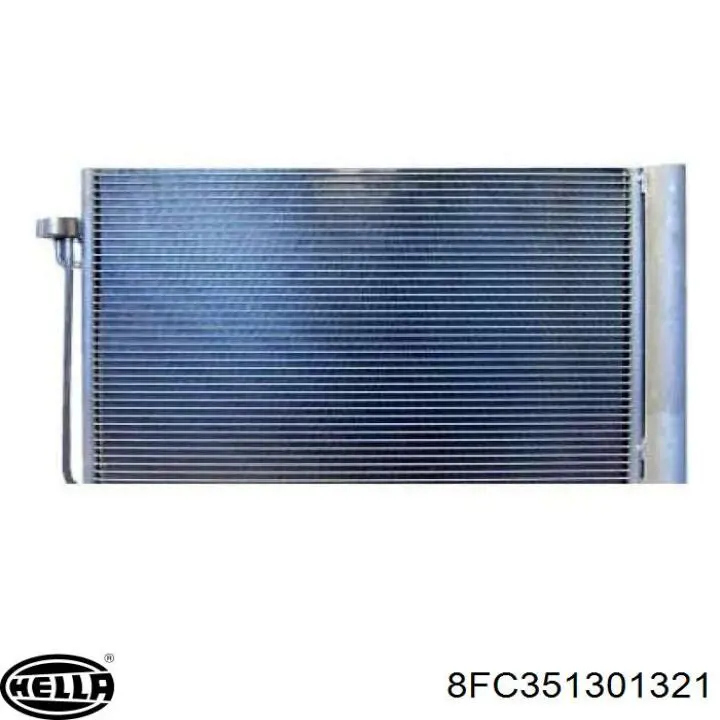 8FC351301321 HELLA радіатор кондиціонера