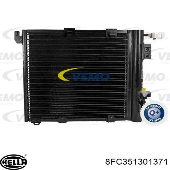 Радіатор кондиціонера C12117 Sato Tech