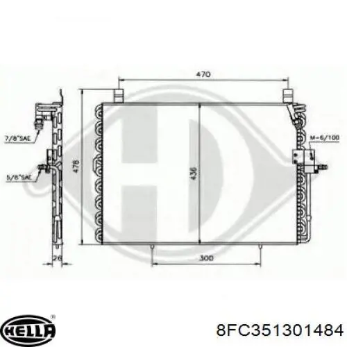 A1248300070 Mercedes Конденсатор