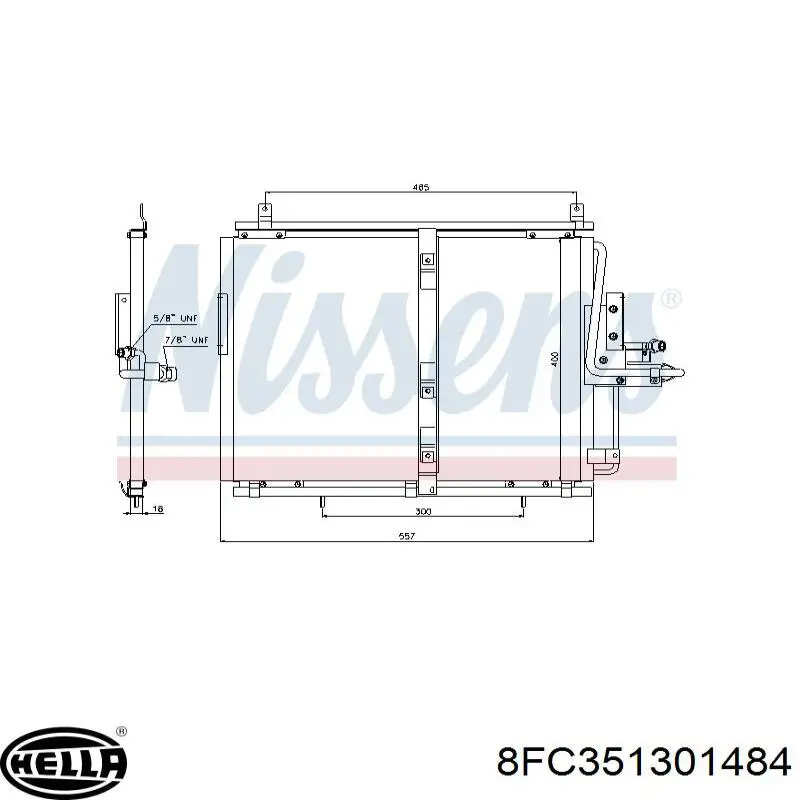 Купити A1248300070 Mercedes Радіатор системи охолодження кондиціонера