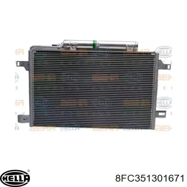 8FC351301671 HELLA радіатор кондиціонера