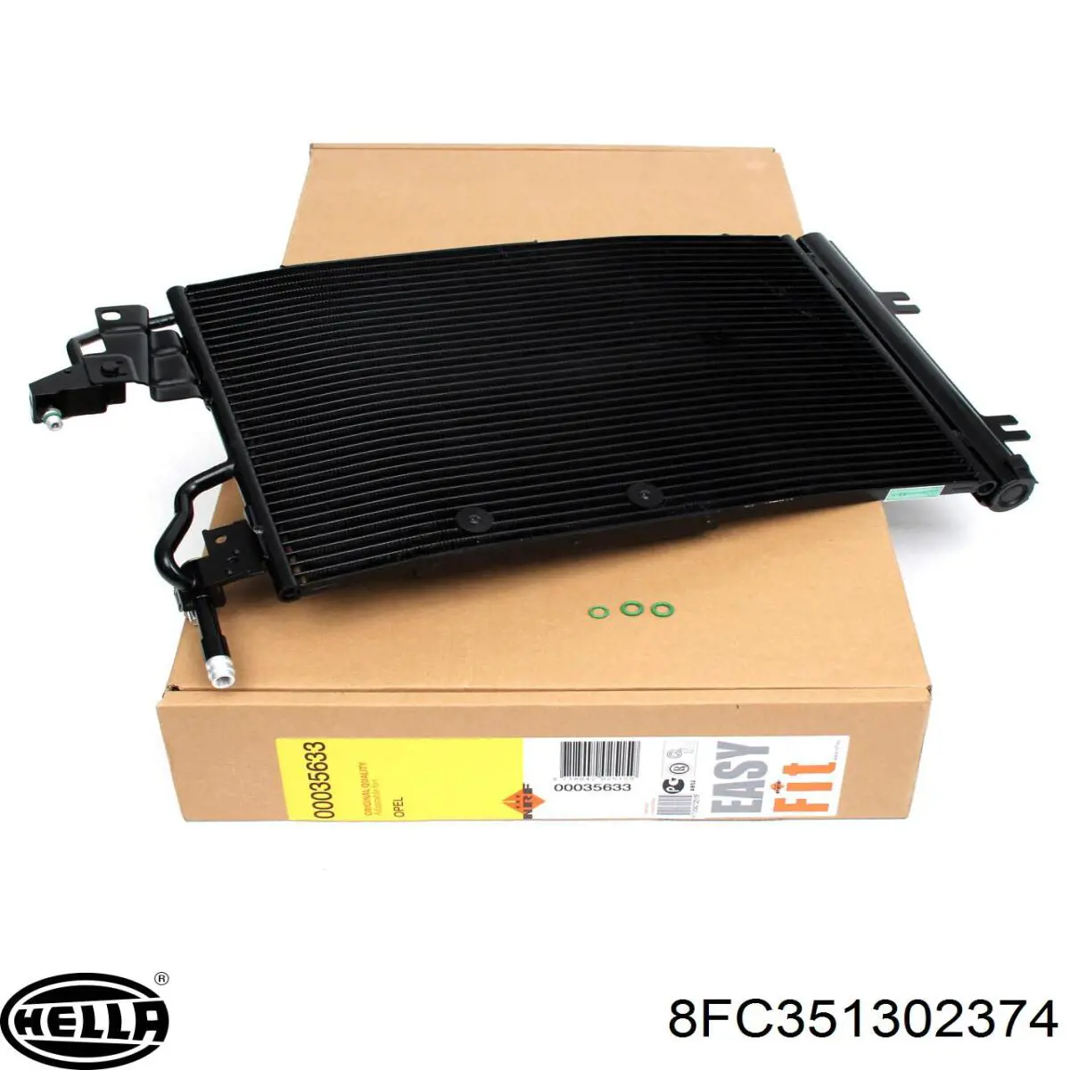 Конденсатор кондиціонера HELLA 8FC351302374 ціна, від 87.31 USD