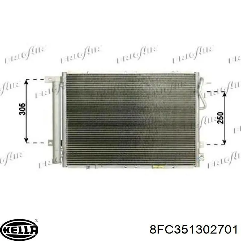 Радіатор кондиціонера 405834350AS Hyundai/Kia