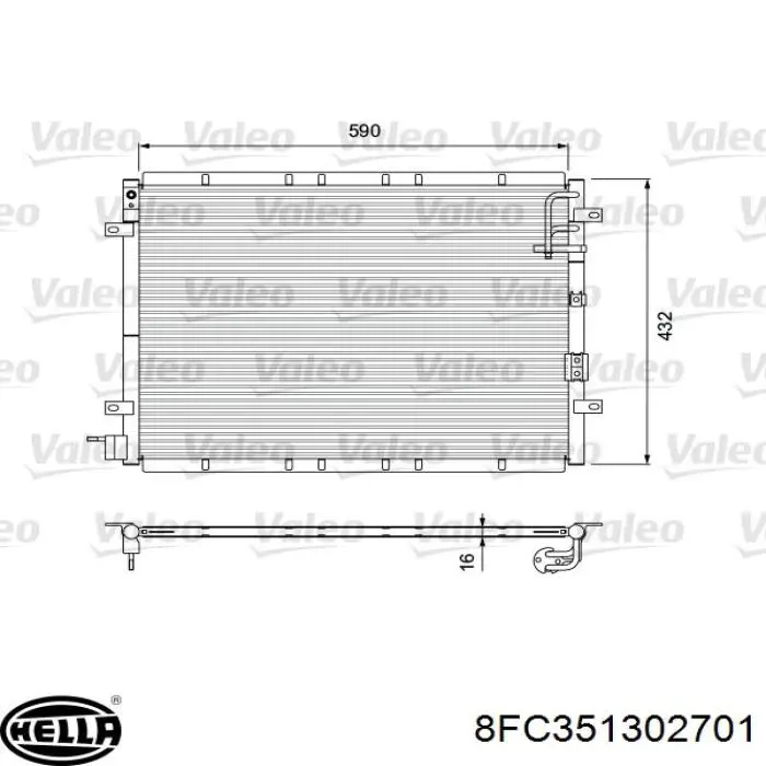 405834350AS Hyundai/Kia Конденсатор