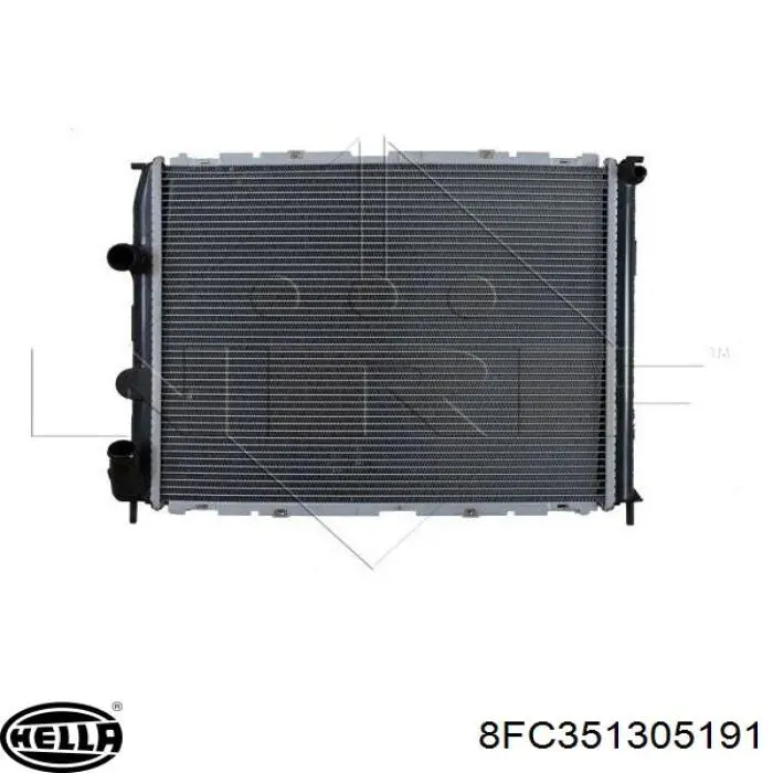 2401K8C4 Polcar радіатор кондиціонера
