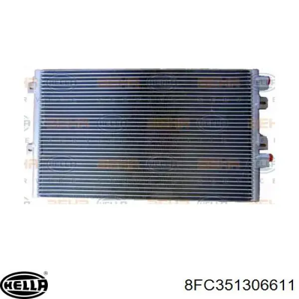 8FC351306611 HELLA радіатор кондиціонера