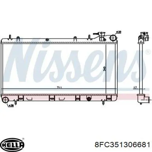 Конденсатор кондиціонера Renault (RVI) 7701052120 ціна, від 73.39 USD