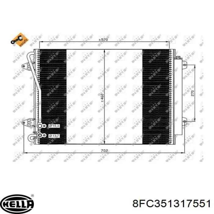 Конденсатор кондиціонера Carlite BC634 ціна, від 74.69 USD