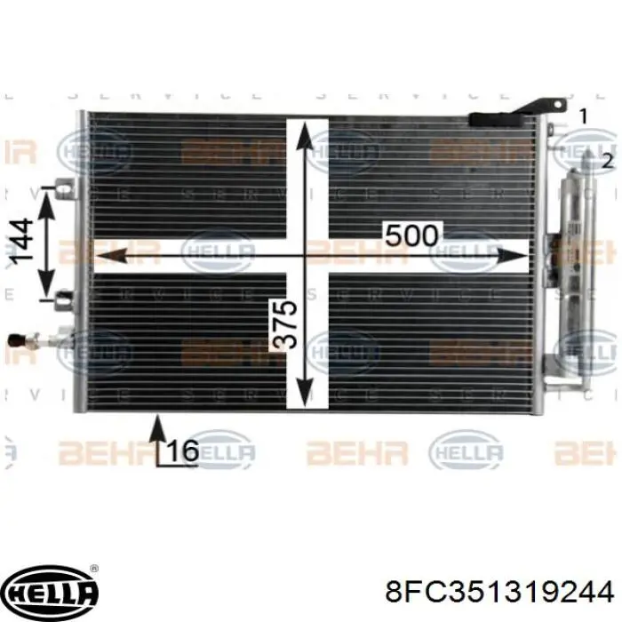 Конденсатор кондиціонера AVA RT5417D ціна, від 88.84 USD