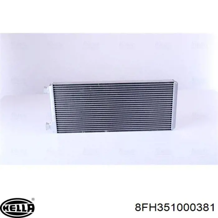 Радіатор пічки (обігрівача) HELLA 8FH351000381 ціна, від 87.23 USD