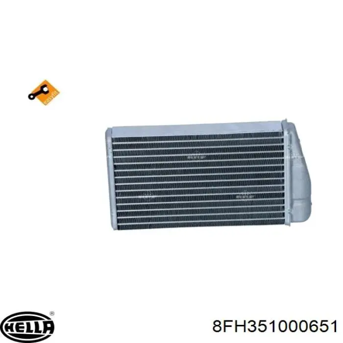 Радіатор пічки 7701207712 Renault (RVI)