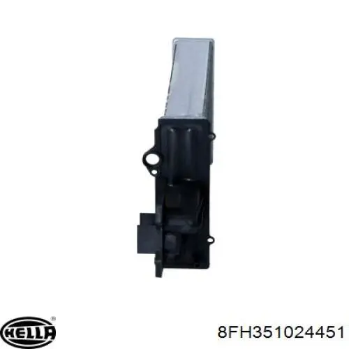 8FH351024451 HELLA Радіатор опалювача салону