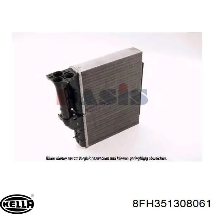 8FH351308061 HELLA радіатор пічки (обігрівача)