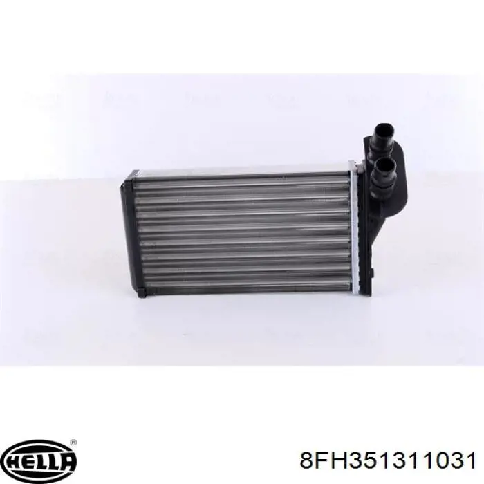 Радіатор обігрівача Renault (RVI) 7701045552