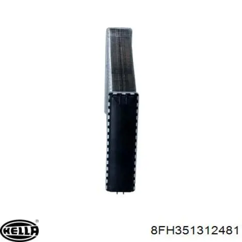 Радіатор пічки (обігрівача) HELLA 8FH351312481 ціна, від 39.99 USD