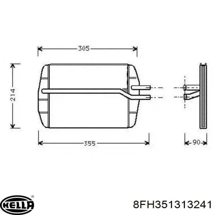 Купити 3210N81 Polcar Теплообмінник