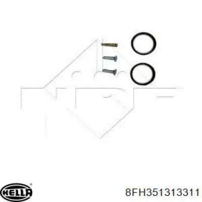 Радіатор пічки (обігрівача) HELLA 8FH351313311 ціна, від 17.16 USD