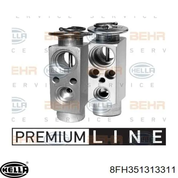 Радіатор пічки 8FH351313311 HELLA
