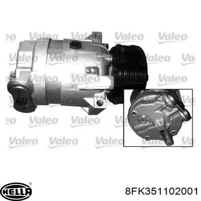 Купити 1854091 Opel Компресор кліматичної установки