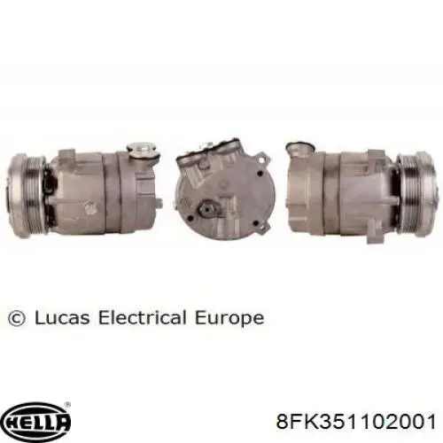 Насос кондиціонера Opel 6854083