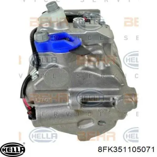 Компресор кондиціонера 8FK351105071 HELLA